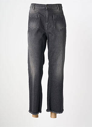 Blugi cu croială dreaptă elasticitate mărime normală gri ONE STEP femme