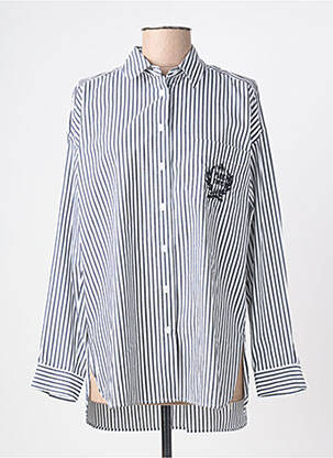 Cămașă croială dreaptă mâneci lungi alb IKKS femme