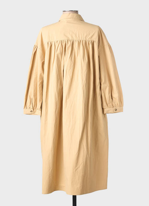 Rochie midi mâneci 3/4 mâneci 3/4 bej JC.SOPHIE femme