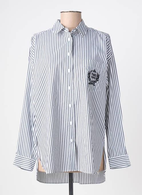 Cămașă croială dreaptă mâneci lungi alb IKKS femme