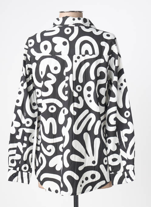 Cămașă imprimeu fantezie mâneci lungi negru ORIENTIQUE NATURALLY femme