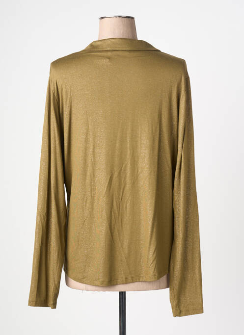 Tricou mâneci lungi mâneci lungi verde EVA KAYAN femme