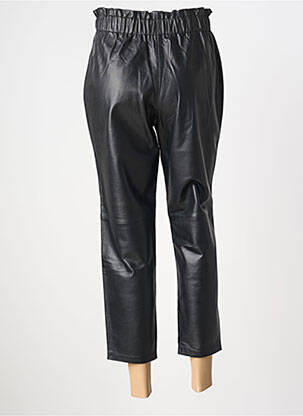 Pantalon 7/8 talie elastică negru MISS JUNE femeie