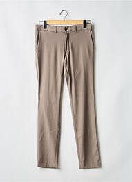 Pantalon drept elasticitate mărime normală maro LCDN homme