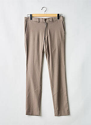 Pantalon drept elasticitate mărime normală maro LCDN homme