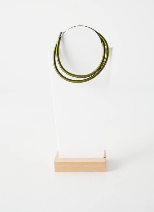 Colier închidere cu închizătoare carabină verde închis TATA GISELE femme