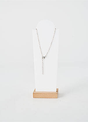 Colier ornament oxid de zirconiu argintiu TATA GISELE femeie