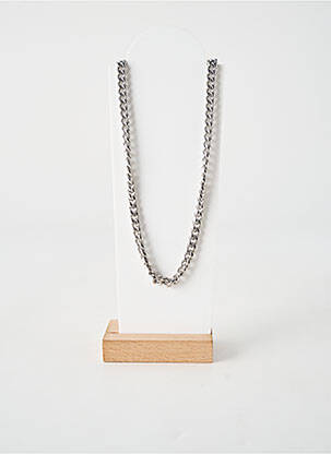 Colier închidere cu închizătoare carabină argintiu TATA GISELE homme