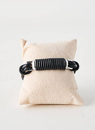 Brățară închidere cu închizătoare carabină negru TATA GISELE homme