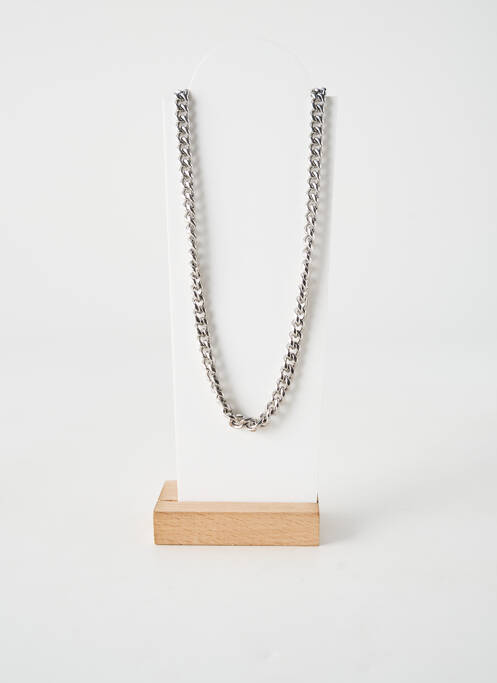 Colier închidere cu închizătoare carabină argintiu TATA GISELE homme