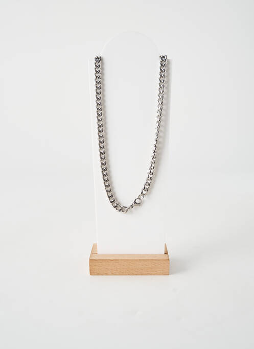 Colier închidere cu închizătoare carabină argintiu TATA GISELE homme