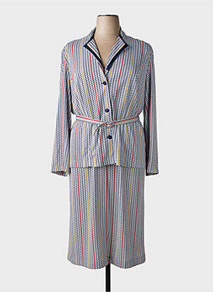 Set rochie croială cambrată albastru FRANCE RIVOIRE femeie