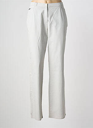 Pantalon drept elasticitate mărime normală gri QUATTRO femme