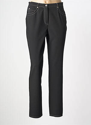 Pantalon drept elasticitate mărime normală negru QUATTRO femeie