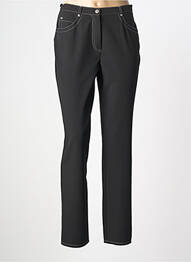 Pantalon drept elasticitate mărime normală negru QUATTRO femme