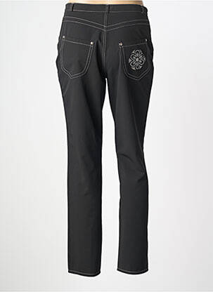 Pantalon drept elasticitate mărime normală negru QUATTRO femeie