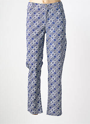 Pantalon drept elasticitate mărime normală albastru CONCEPT K femme