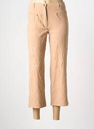 Pantalon trei sferturi croială dreaptă mărime normală bej LUCCHINI femme