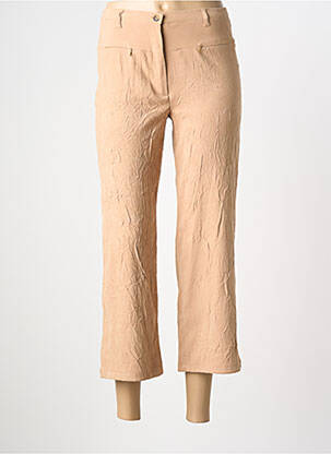 Pantalon trei sferturi croială dreaptă mărime normală bej LUCCHINI femme