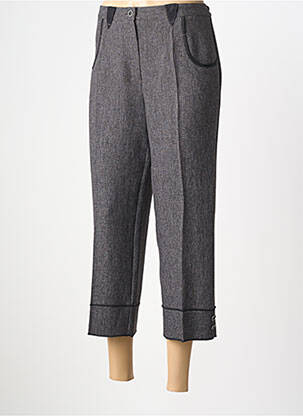 Pantalon trei sferturi croială dreaptă mărime normală gri TELMAIL femme