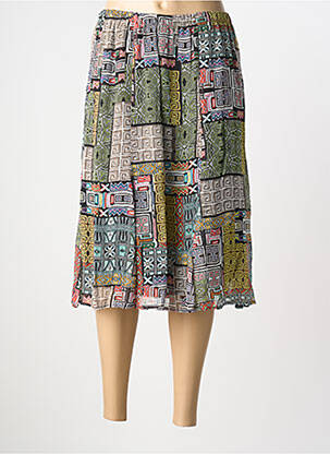 Fustă midi croială dreaptă negru GEVANA femme