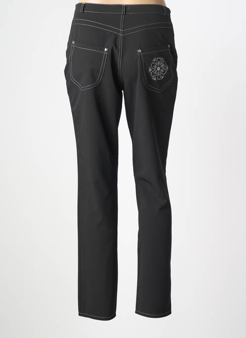 Pantalon drept elasticitate mărime normală negru QUATTRO femme