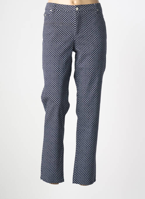 Pantalon drept elasticitate mărime normală albastru CONCEPT K femme