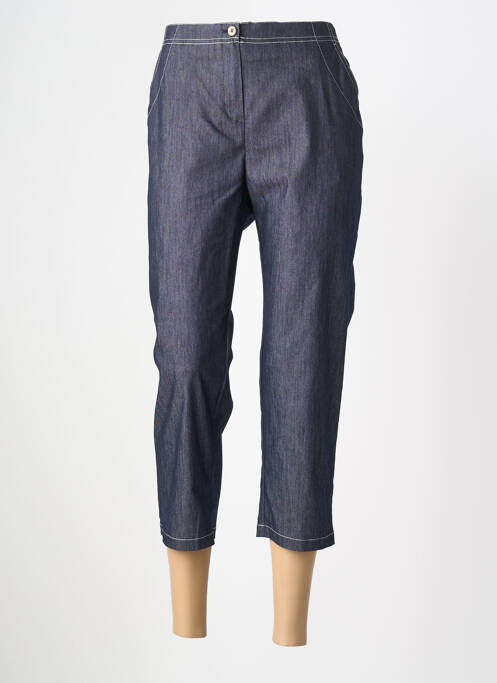 Pantalon trei sferturi elasticitate mărime normală albastru TELMAIL femme