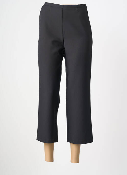 Pantalon trei sferturi croială dreaptă mărime normală negru LUCCHINI femme