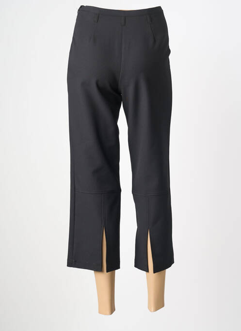 Pantalon trei sferturi croială dreaptă mărime normală negru LUCCHINI femme