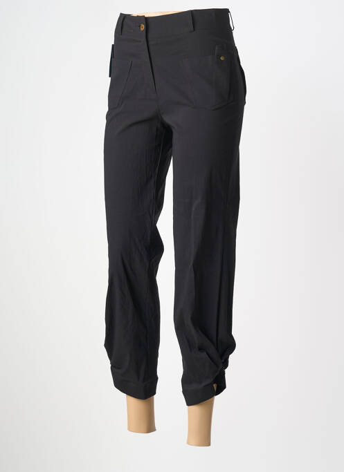 Pantalon trei sferturi croială dreaptă mărime normală negru QUATTRO femme