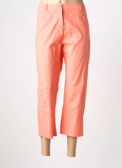 Pantalon trei sferturi elasticitate mărime normală portocaliu ATLANTA femme