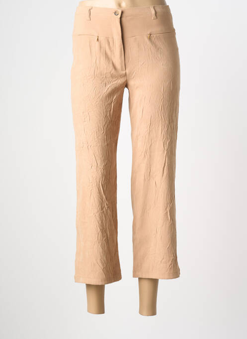 Pantalon trei sferturi elasticitate mărime normală bej LUCCHINI femme