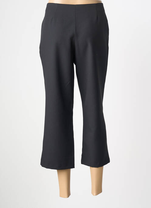 Pantalon trei sferturi croială dreaptă mărime normală negru LUCCHINI femme