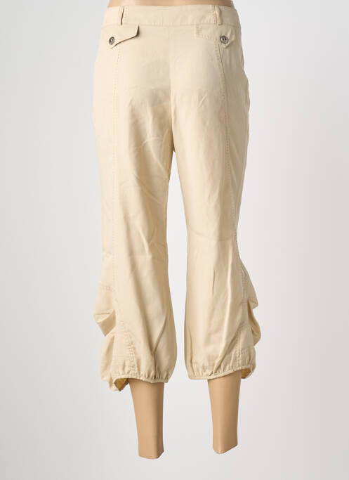 Pantalon trei sferturi croială dreaptă mărime normală bej ATLANTA femme