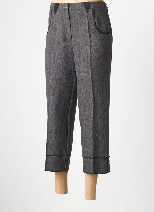 Pantalon trei sferturi croială dreaptă mărime normală gri TELMAIL femme