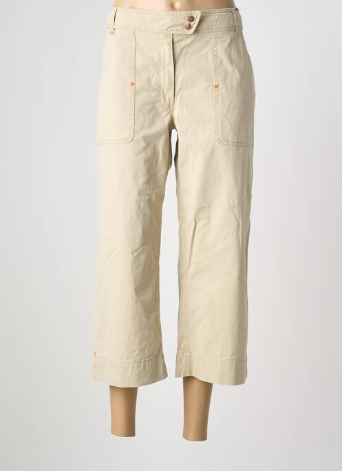 Pantalon trei sferturi croială dreaptă mărime normală bej STK femme