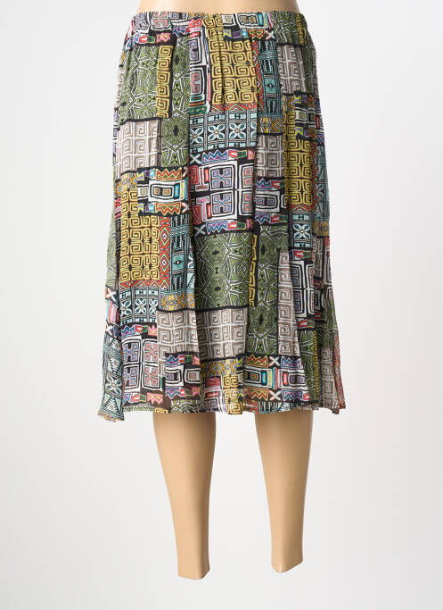 Fustă midi croială dreaptă negru GEVANA femme