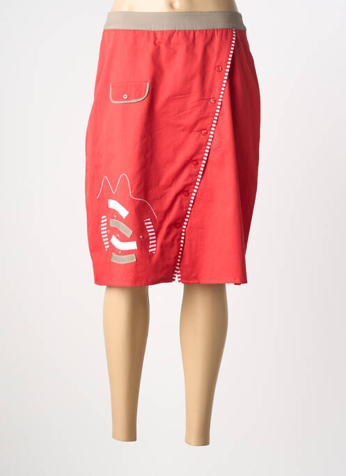 Fustă midi mărime normală roșu FIGURE LIBRE femme