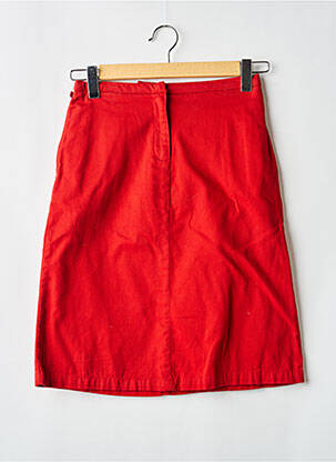 Fustă midi țesătură poplin roșu PETIT BATEAU fille