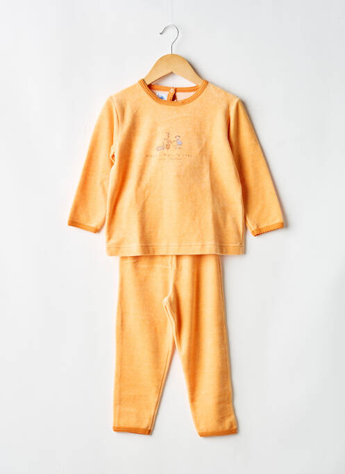 Pijama tip de tricou portocaliu PETIT BATEAU enfant