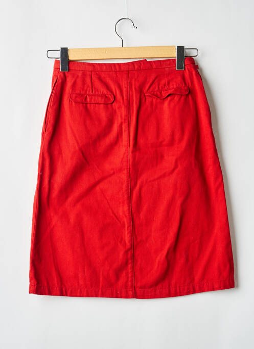 Fustă midi țesătură poplin roșu PETIT BATEAU fille