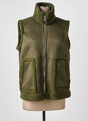 Jachete casual croială dreaptă verde FREDA femeie