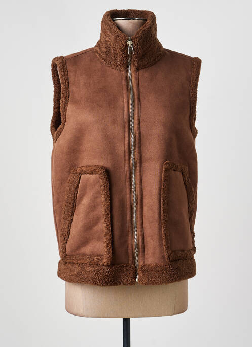 Jachete casual croială dreaptă maro FREDA femme