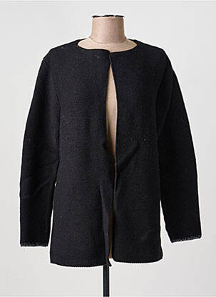 Vestă cu mâneci lungi croială cambrată negru AN' GE femme