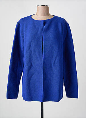 Vestă cu mâneci lungi elasticitate albastru AN' GE femme
