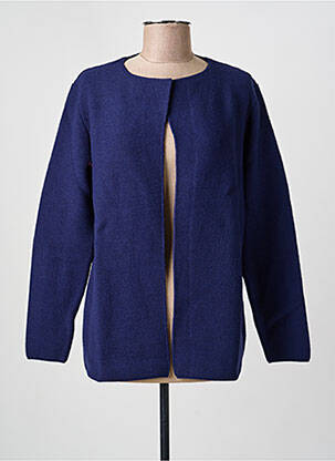 Vestă cu mâneci lungi elasticitate albastru închis AN' GE femme