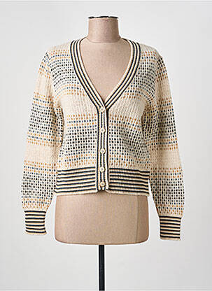 Vestă cu mâneci lungi strânsă pe partea de jos bej ALDO MARTIN'S femme