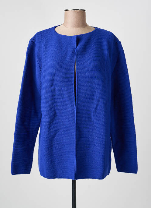 Vestă cu mâneci lungi elasticitate albastru AN' GE femme