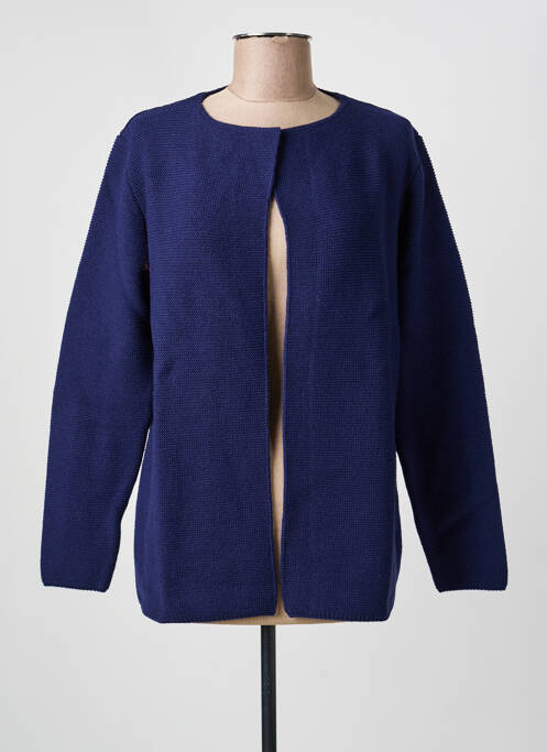 Vestă cu mâneci lungi elasticitate albastru închis AN' GE femme